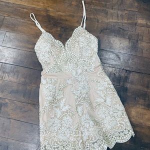 Selfie Leslie Gold Romper